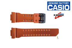 CASIO G-Shock GBA-400-4B Original G'Mix Glossy Orange Rubber Watch BAND Strap