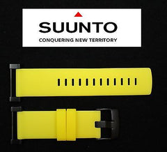 Suunto Core ORIGINAL Flat Yellow Rubber Watch BAND Strap w/ Attachment Pins  SS018819000