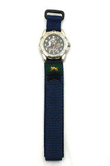 18mm Dark Blue Nylon Sport Watch Band Strap Equestrian