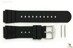 Luminox Compatible 3000 Navy Seal Black Rubber Watch Band w/2 Pins 3100 3400 3600 3900