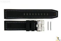 Luminox Coronado 3021 23mm Black Nitrile Rubber Watch Band w/2 Pins 3020