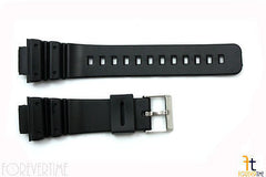 16mm Compatible Fits CASIO DW-6900 G-Shock Black PVC Watch BAND Strap DW-6900B DW-6600
