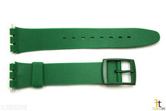 17mm Men's Dark Green Replacement Watch Band Strap fits SWATCH watches