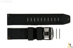 Luminox Recon 8840 23mm Black Rubber Watch Band w/2 Pins 8841 8842