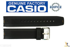 CASIO ERA-300B Edifice Original 22mm Black Rubber Watch Band Strap ERA-200B