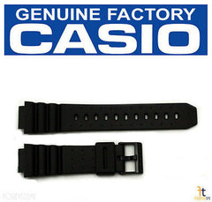 CASIO AQ-120 Original 16 mm Black Rubber Watch BAND Strap AQ-130 ARW-320