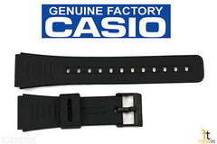 Casio 71603998 Genuine Factory Replacement Black Rubber Watch Band fits CMD-40 DBC-30 DBC-310 DBC-63 DBC-81 DBC-W150