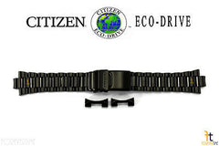 Citizen 59-S01091 Original Replacement Black Ion Plated Stainless Steel Watch Band Bracelet