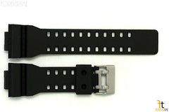 16mm Compatible Fits CASIO GDF-100BB G-Shock Black Rubber Watch Band