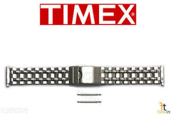 TIMEX Q7B873 16-20 mm Original Stainless Steel Watch BAND Strap w/ 2 Pins