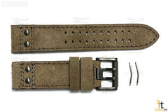 Luminox 1880 1893 Atacama 26mm Brown Leather Watch Band Strap w/2 Pins