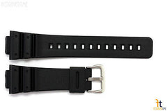 16mm Compatible Fits CASIO DW-6900 G-Shock Black Rubber Watch BAND Strap DW-6900B DW-6600