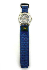 18mm Blue Nylon Sport Watch Band Strap Equestrian