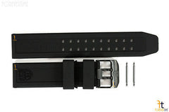 Luminox 3051.BO Navy Seal 23mm Black Rubber Watch Band w/2 Pins 3081.BO 8820