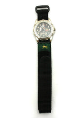 18mm Black Nylon Sport Watch Band Strap Equestrian