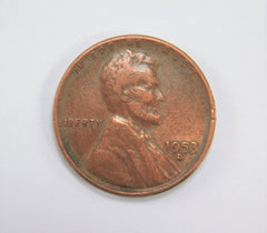 1953 American Wheat Penny, Lincoln, D Mint Mark
