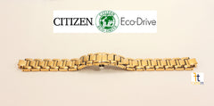 Citizen Eco-Drive 59-S04882 Original Stainless Steel Gold Plated Watch Band