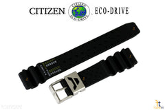 Citizen 59-L7331 Original Replacement 22mm Black Rubber Watch Band