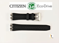 Citizen Skyhawk 59-S53505 Original Black Polyurethane Watch Band 4-S106061, JY8051-08E
