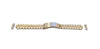 18mm Original GUESS Two-Tone Stainless Steel Gold Plated Watch Band Strap w/Links