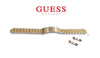 18mm Original GUESS Two-Tone Stainless Steel Gold Plated Watch Band Strap w/Links