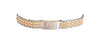 18mm Original GUESS Two-Tone Stainless Steel Gold Plated Watch Band Strap w/Links