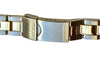 16mm Original GUESS Two-Tone Stainless Steel Gold Plated Watch Band Strap w/Links