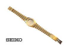 SEIKO Stainless Steel Gold Plated Complete Case and Band Vintage/New (ladies)