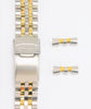 20mm Men's CITIZEN  Stainless Steel Two-Tone Watch Band Bracelet