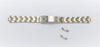 14mm Swiss Army Genuine Stainless Steel Two-Tone Officer's Ladies Watch Band