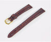 13mm Ladies Seiko Original Genuine Leather Burgundy Watch Band Strap