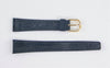 18mm Citizen Original Genuine Leather Black Textured Watch Band Strap