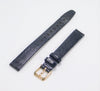 13mm Ladies Seiko Original Genuine Lizard Black Watch Band Strap