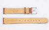 16mm Fossil Original Genuine Leather Brown Textured Watch Band Strap