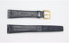 18mm Citizen Original Genuine Leather Black Textured Watch Band Strap