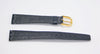 18mm Citizen Original Genuine Leather Black Textured Watch Band Strap