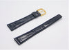 18mm Citizen Original Genuine Leather Black Textured Watch Band Strap