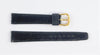 16mm Genuine Lizard Black Textured Watch Band Strap