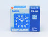 CASIO TQ-140 Beep Alarm Clock (Red)