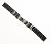 23mm Solid Stainless Steel Black Tone Watch Band Compatible with Luminox