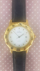 Mathey Tissot Men's Watch Stainless Steel Gold Plated Vintage NEW 1990's