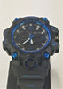 SKMEI Black and Blue Men's Military G Style Sport Digital Analog LED Shock Quartz Watch - Forevertime77
