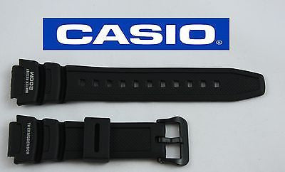 CASIO AQW-101 18mm Original Black Rubber Watch BAND Strap - Forevertime77