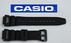 CASIO AQW-101 18mm Original Black Rubber Watch BAND Strap