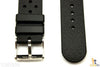 22mm for SEIKO Z-22 Divers Heavy Black Rubber Watch Band Strap - Forevertime77