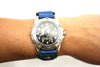 18mm Blue Nylon Sport Watch Band Strap Soccer - Forevertime77