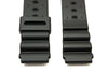 Casio 70612257 Genuine Factory Replacement Black Rubber Watch Band fits DW-2500C DW-4000 DW-401 DW-403 DW-4100C DW-6400C DW-7000C DW-7200C DW-8300 MD-753C - Forevertime77