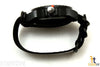 24mm Fits Luminox Nylon Woven Black Watch Band Strap 4 Black S/S Rings - Forevertime77