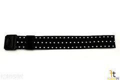 Stretch Compatible  for Pop Swatch Black White Polka Dots Watch Band Strap