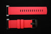 Suunto Core ORIGINAL Flat Red Rubber Watch BAND Strap w/ Attachment Pins - Forevertime77